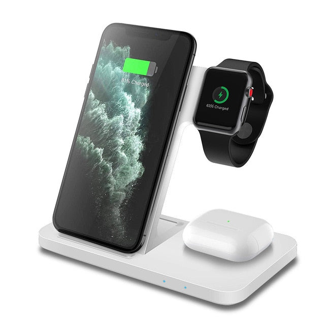 Fast charging station for iPhone, Apple Watch, Airpods
