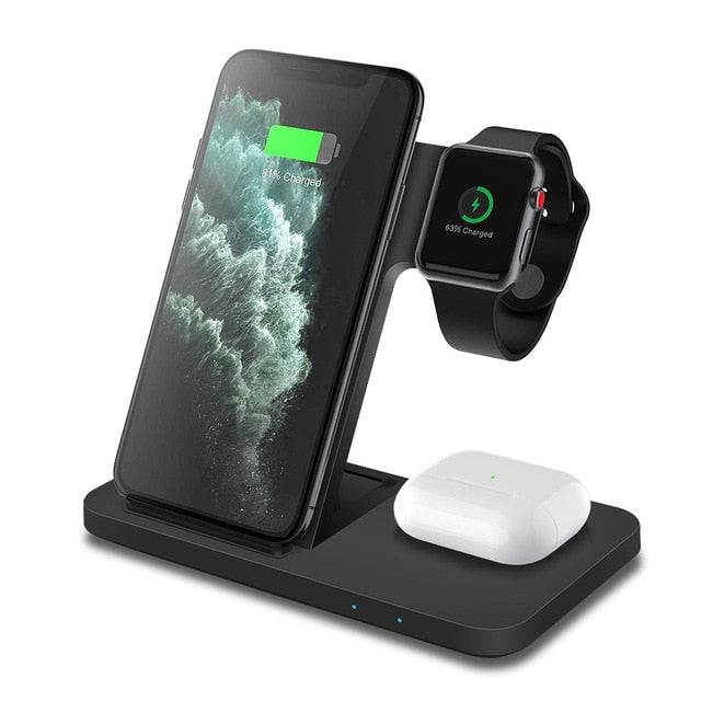 Fast charging station for iPhone, Apple Watch, Airpods