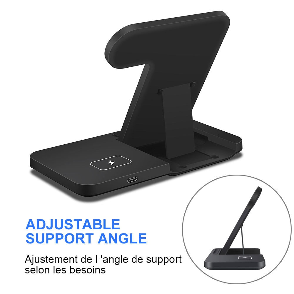 Fast charging station for iPhone, Apple Watch, Airpods